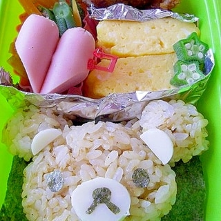 簡単♪リラックマおにぎり弁当